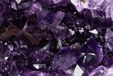 Sparkly Deep-Purple Amethyst Geode - Uruguay #345937-1